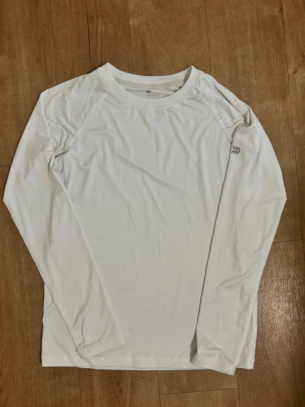 all in motion White Long-Sleeve Performance Tee